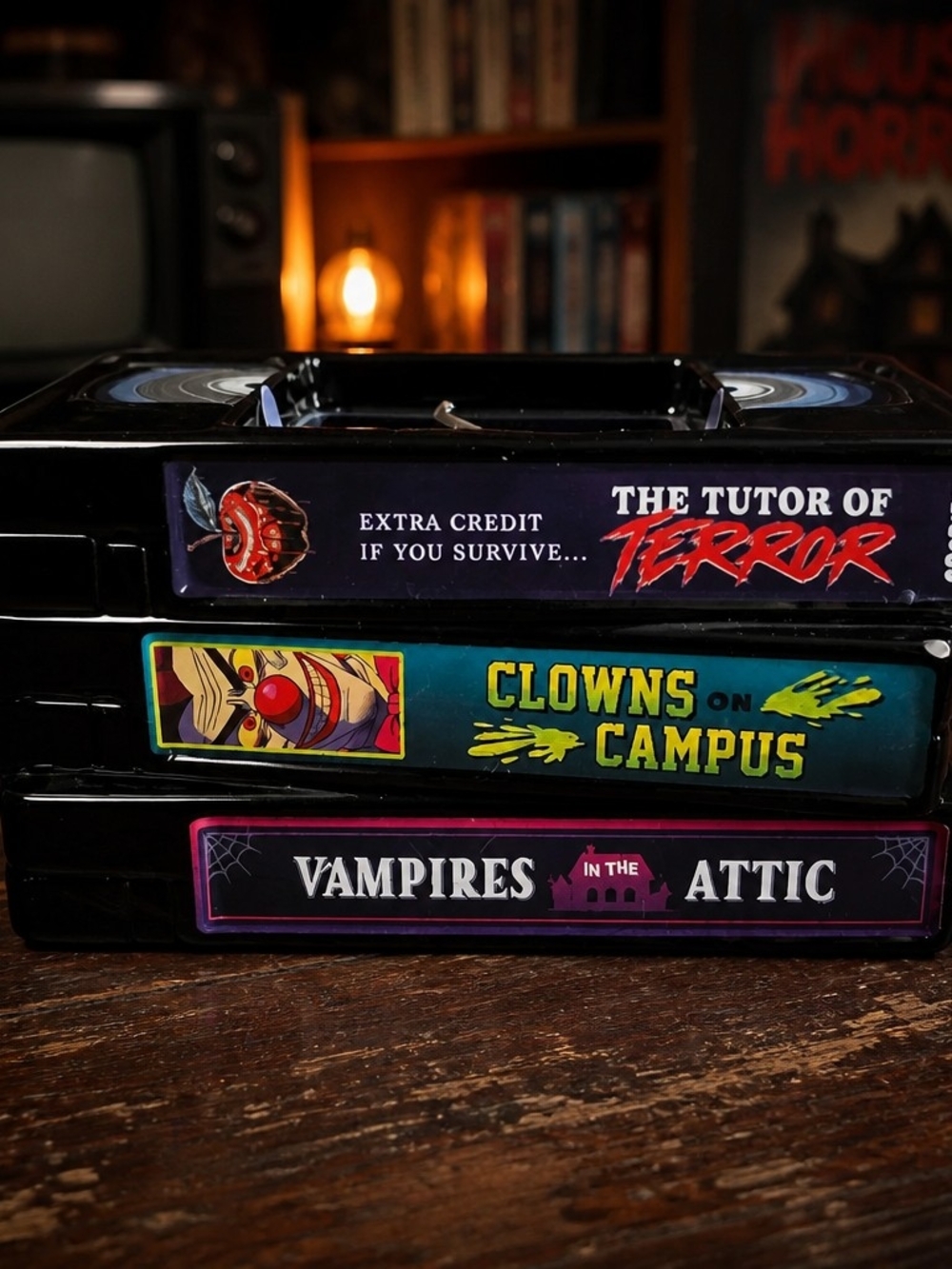 DW Home Goodies VHS “Movie Night” Horror Candle Viral/ Rare Halloween